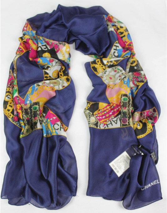Chanel Silk Scarf-043