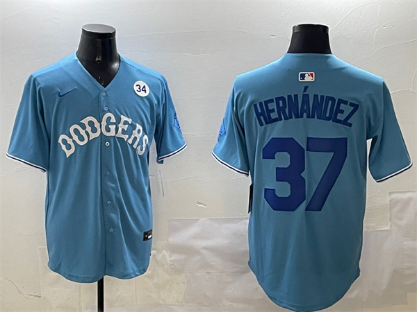 Los Angeles Dodgers Majestic Jerseys(2)-0144