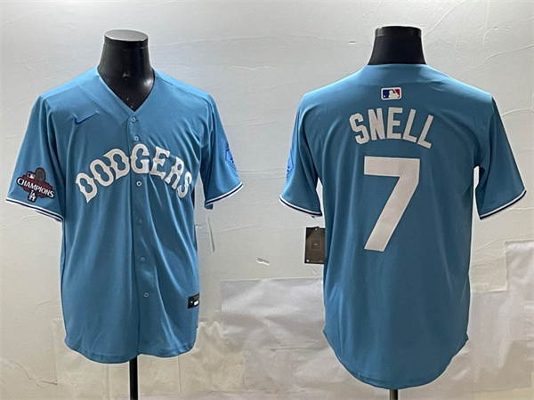 Los Angeles Dodgers Majestic Jerseys(2)-0163