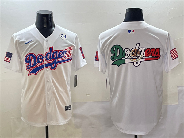 Los Angeles Dodgers Majestic Jerseys(3)-0088