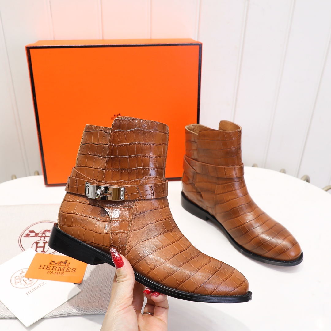 HERMES  Boots(AAA)-003