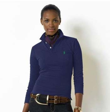 Polo T-shirt(Long)-W-016