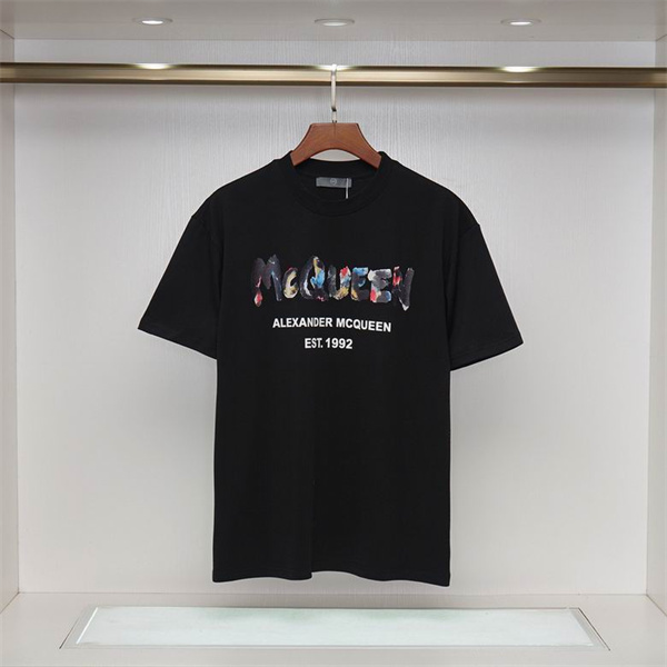 Alexander Mcqueen Round neck T-shirt-M-0006