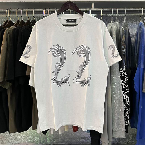Amiri Round neck T-shirt-M(1)-2749