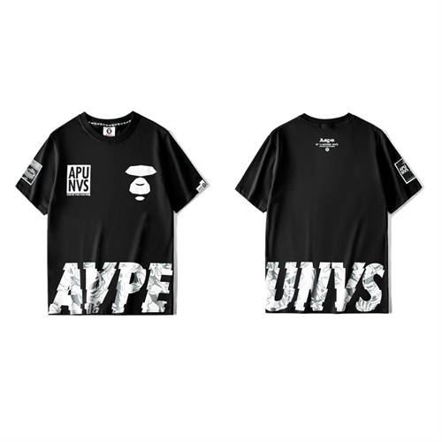 Aape Bape Round neck T-shirt-M-0001