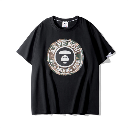 Aape Bape Round neck T-shirt-M-0039