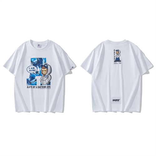 Aape Bape Round neck T-shirt-M-0006