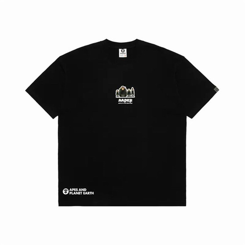 Aape Bape Round neck T-shirt-M-0095