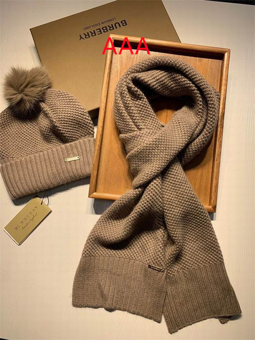 Burberry Hat and scarvf(AAA)-011