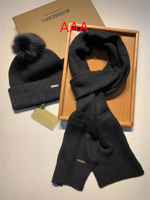 Burberry Hat and scarvf(AAA)-012