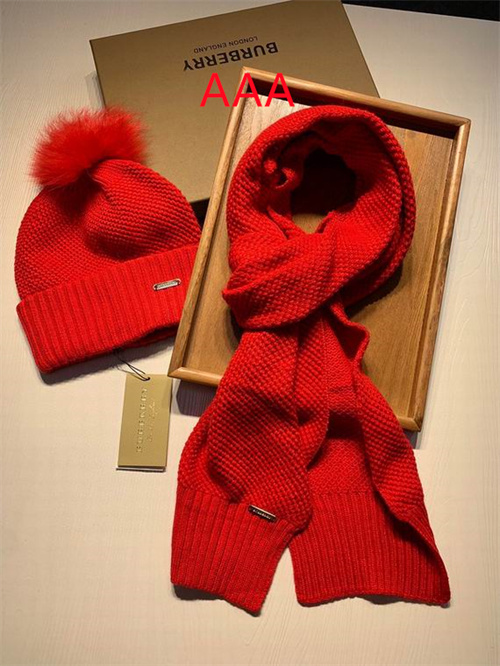 Burberry Hat and scarvf(AAA)-007