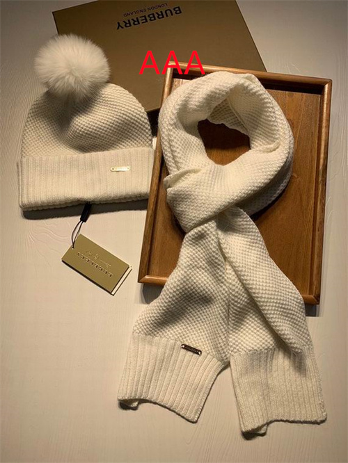 Burberry Hat and scarvf(AAA)-009