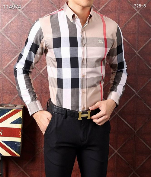 Burberry long shirt-M-016
