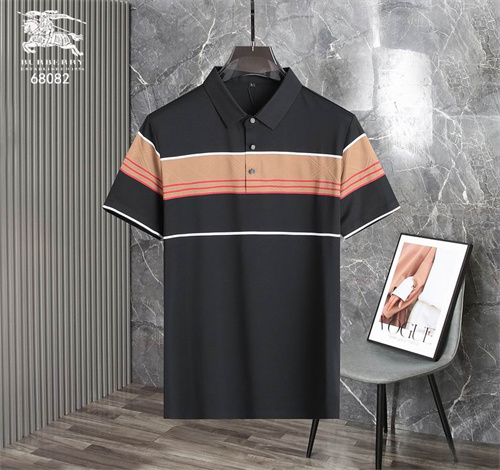 Burberry Lapel T-shirts-M-0447