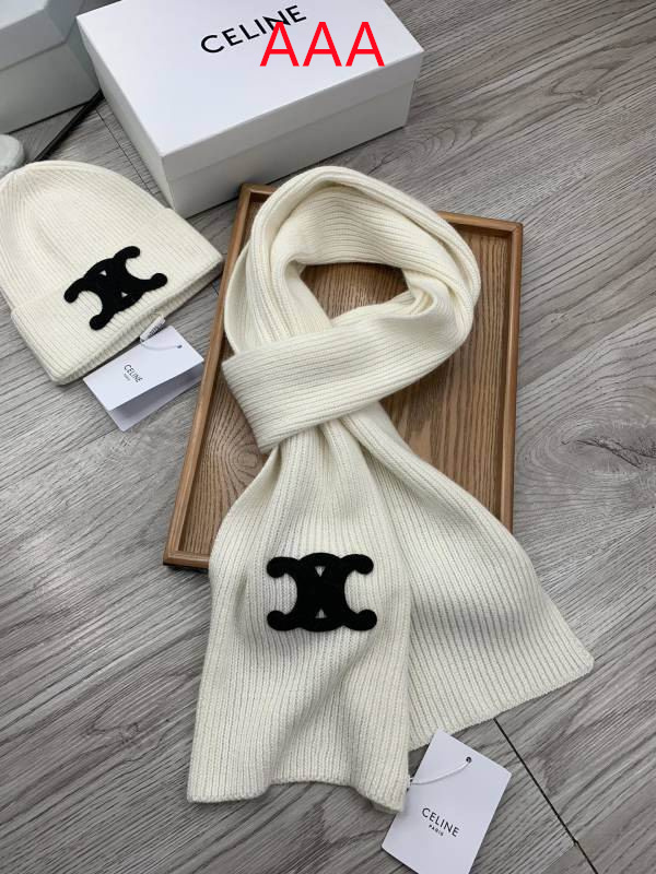 Celine Hat and scarvf(AAA)-0034