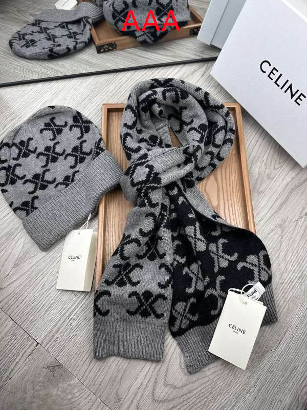 Celine Hat and scarvf(AAA)-0048
