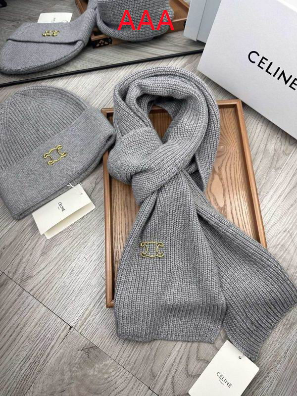Celine Hat and scarvf(AAA)-0053
