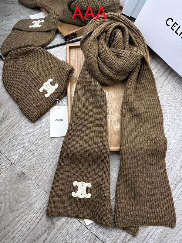Celine Hat and scarvf(AAA)-0062