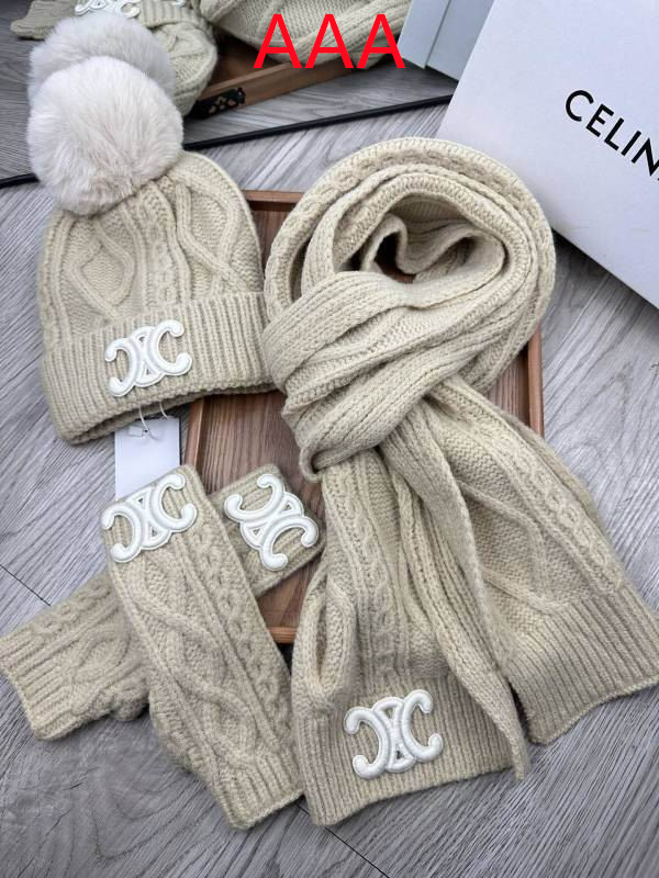 Celine Hat and scarvf(AAA)-0075