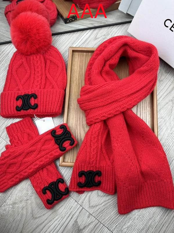Celine Hat and scarvf(AAA)-0077