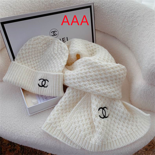 Chanel Hat and scarvf(AAA)-143