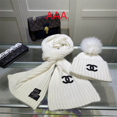 Chanel Hat and scarvf(AAA)-096