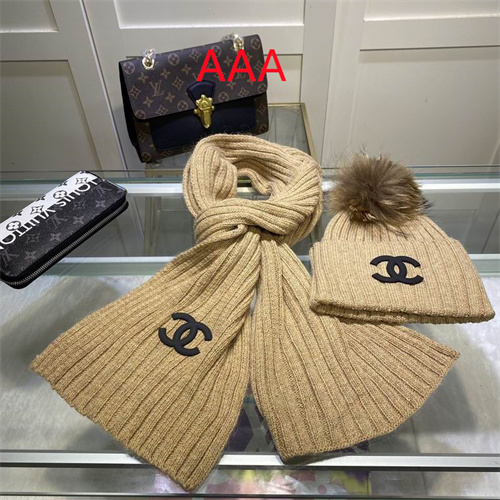 Chanel Hat and scarvf(AAA)-098