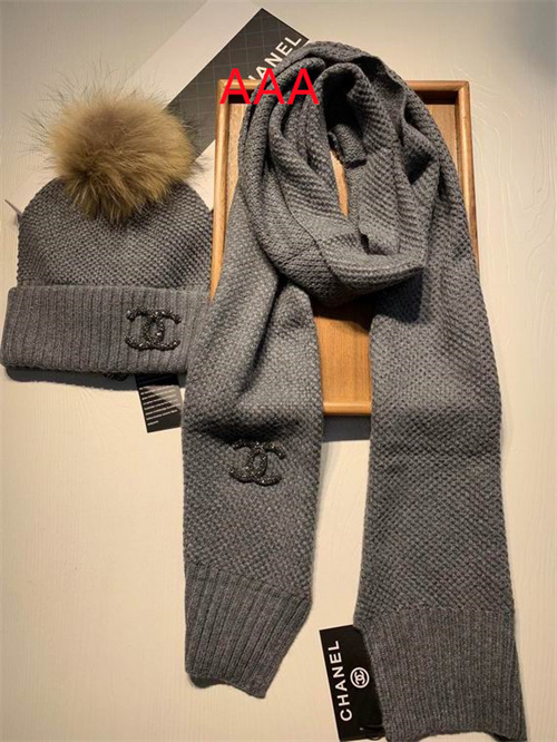 Chanel Hat and scarvf(AAA)-111