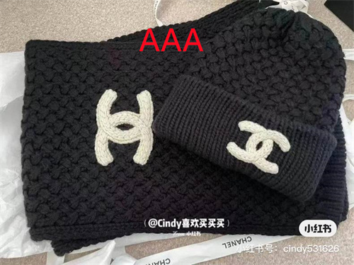 Chanel Hat and scarvf(AAA)-129