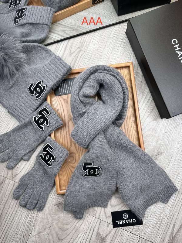 Chanel Hat and scarvf(AAA)-0079