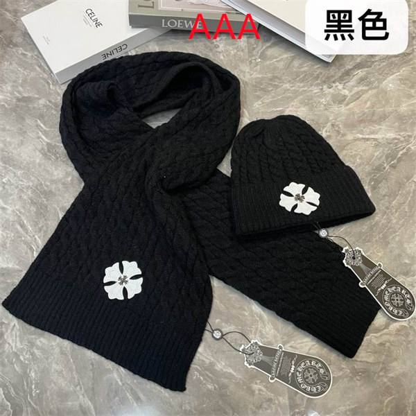 Chrome Hearts Hat and scarvf(AAA)-0008