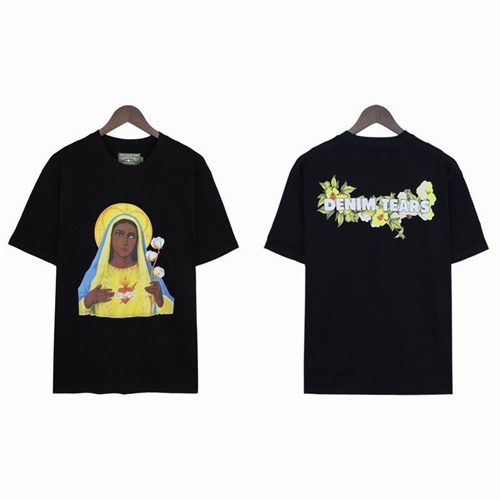 Denim Tears Round neck T-shirt-M-0022