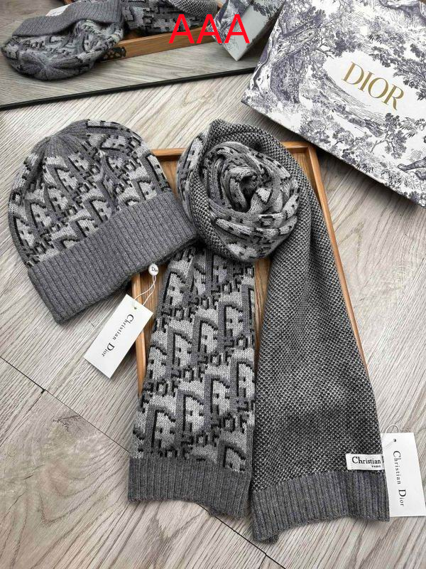 Dior Hat and scarvf(AAA)-0037
