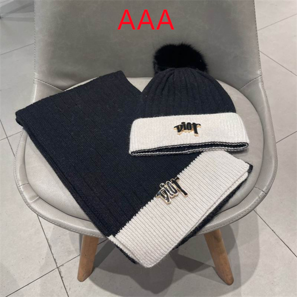 Dior Hat and scarvf(AAA)-0053