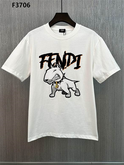 Fendi Round neck T-shirt-M-432