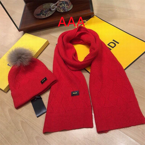 FENDI Hat and scarvf(AAA)-020