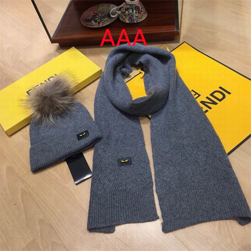 FENDI Hat and scarvf(AAA)-021