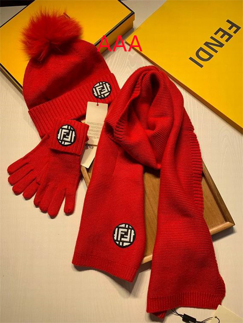 FENDI Hat and scarvf(AAA)-034