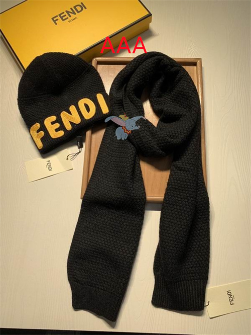 FENDI Hat and scarvf(AAA)-036
