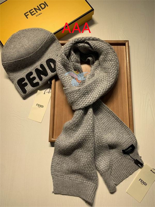 FENDI Hat and scarvf(AAA)-037