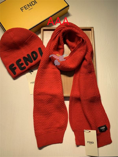 FENDI Hat and scarvf(AAA)-038
