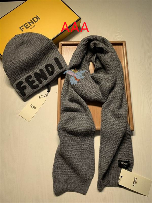 FENDI Hat and scarvf(AAA)-040