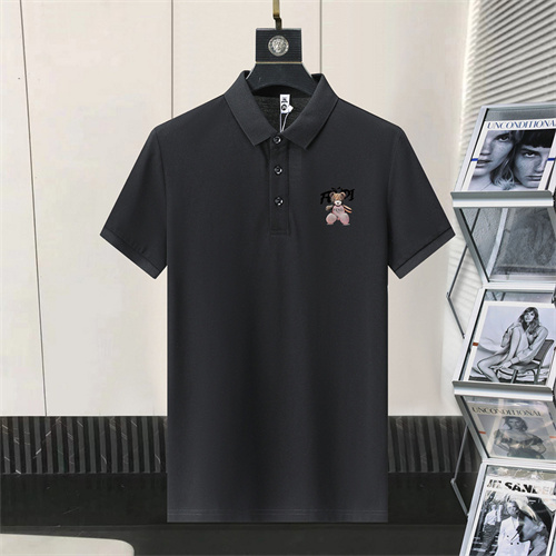 Fendi Lapel T-shirts-M-0019