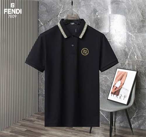 Fendi Lapel T-shirts-M-0172