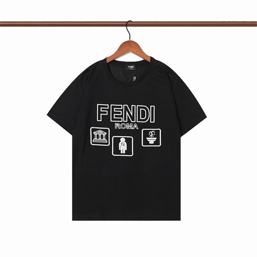 Fendi Round neck T-shirt-M-182