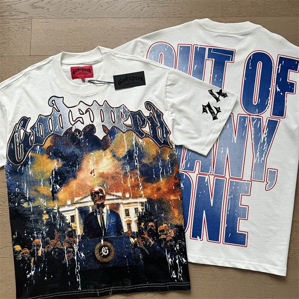 Godspeed neck T-shirt-M-0139