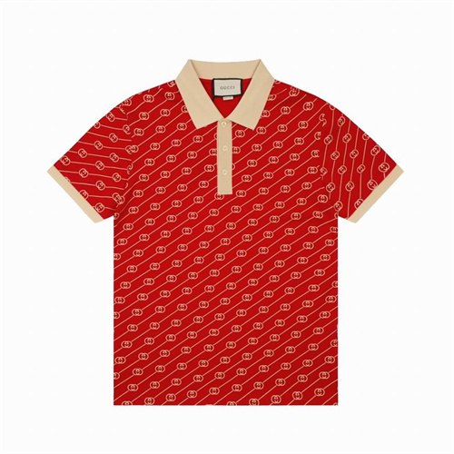 Gucci Lapel T-shirts-M-0588