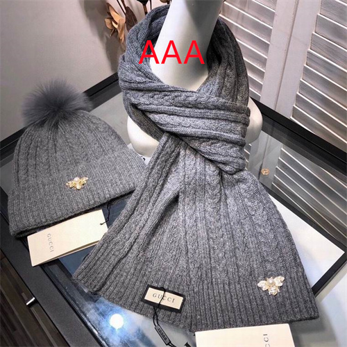 Gucci Hat and scarvf(AAA)-037