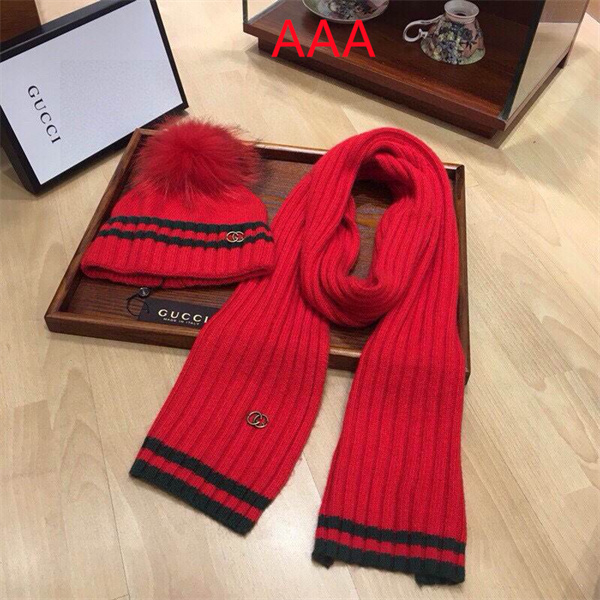 Gucci Hat and scarvf(AAA)-0064