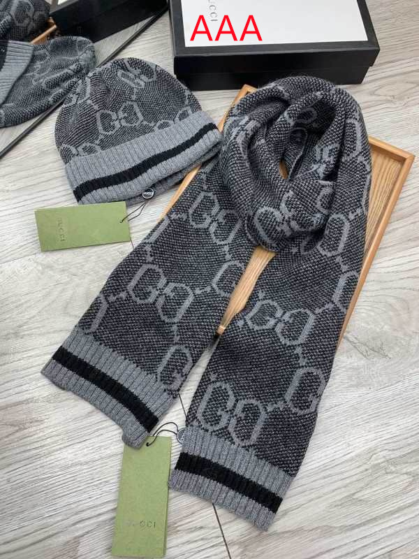 Gucci Hat and scarvf(AAA)-0068